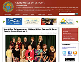 Archdiocese of St. Louis - Screenshot