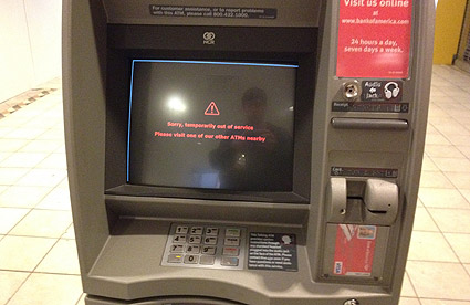 Crestwood Mall - ATM out of order