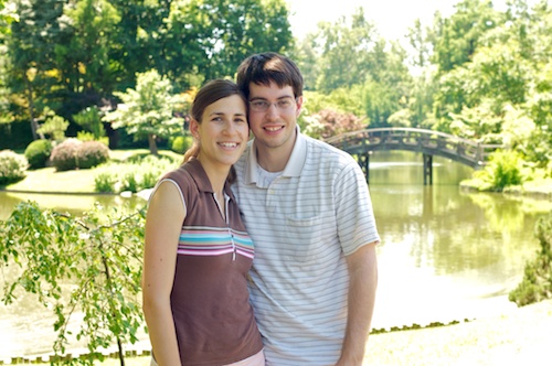 Jeff and Natalie at the Botanical Gardens