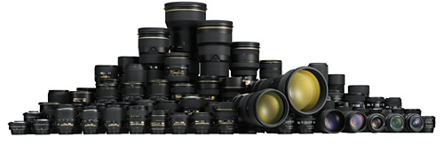 Nikkor lenses (courtesy Nikon.com)