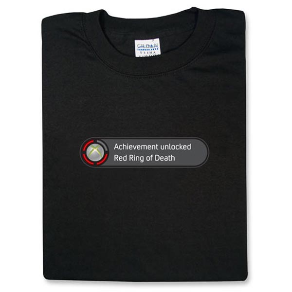 Achievement Unlocked - Red Ring of Death (Xbox 360 T-Shirt)