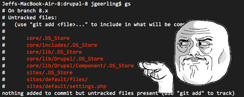 Pesky .DS_Store Files in Terminal during Git Status