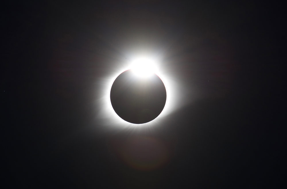2017 Total Solar Eclipse diamond ring by Jeff Geerling