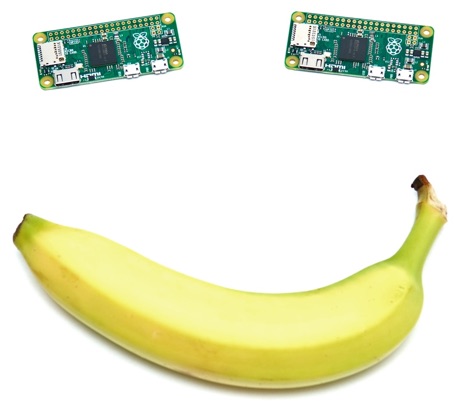 Banana Pi Zeros - Smiley face