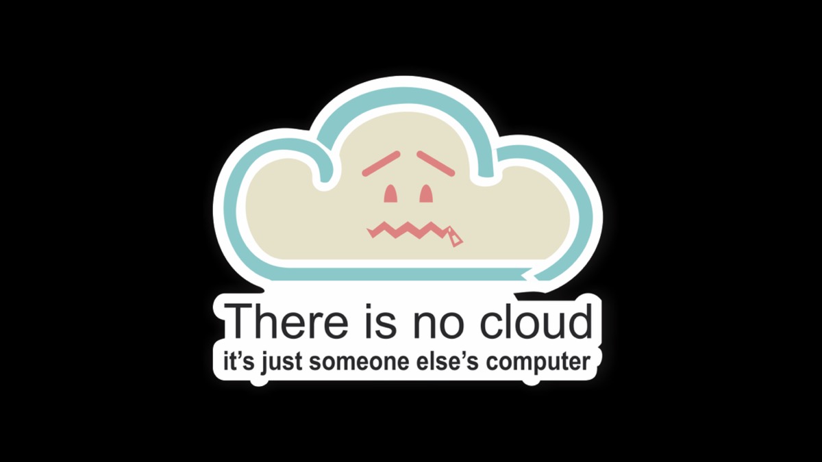 There is no cloud sticker