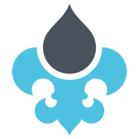DrupalCamp St. Louis logo - Fleur de Lis