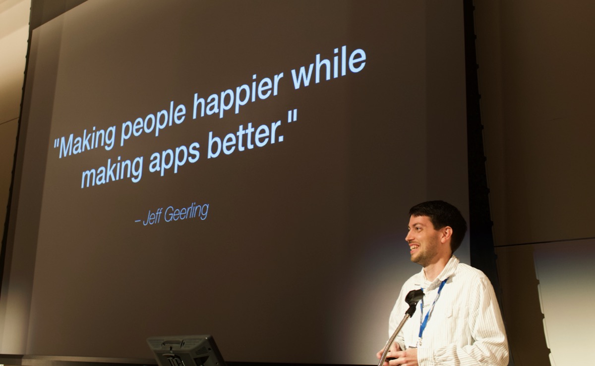 Jeff Geerling's DevOps Definition - Making people happier while making apps better