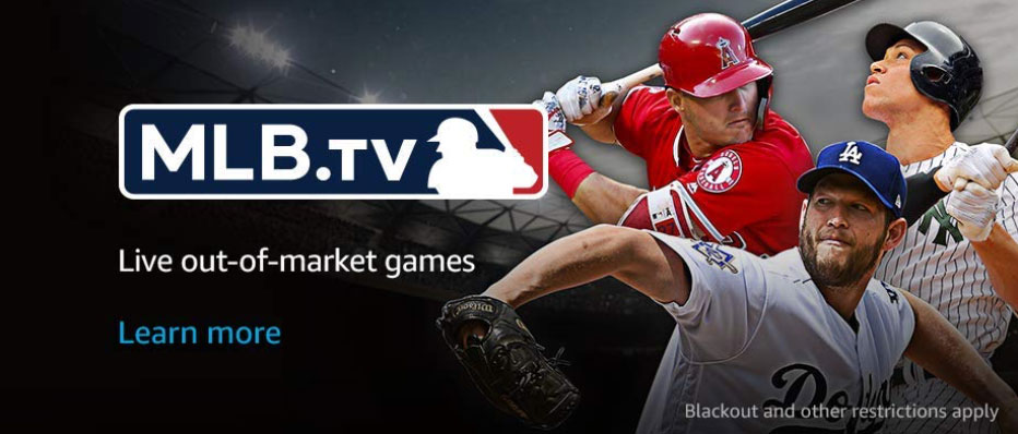 MLB.tv blackout and out of market only ad from Amazon Prime