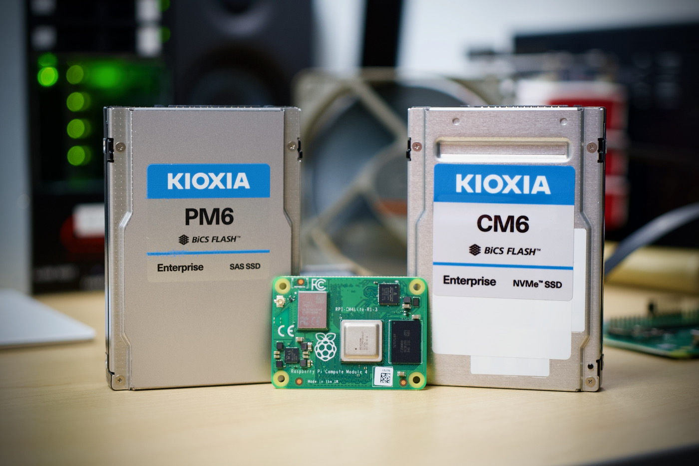 KIOXIA CM6 and PM6 SSD with Raspberry Pi Compute Module 4