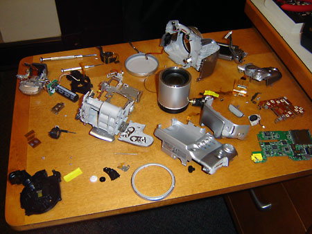 Canon PowerShot S2 IS Disassembly