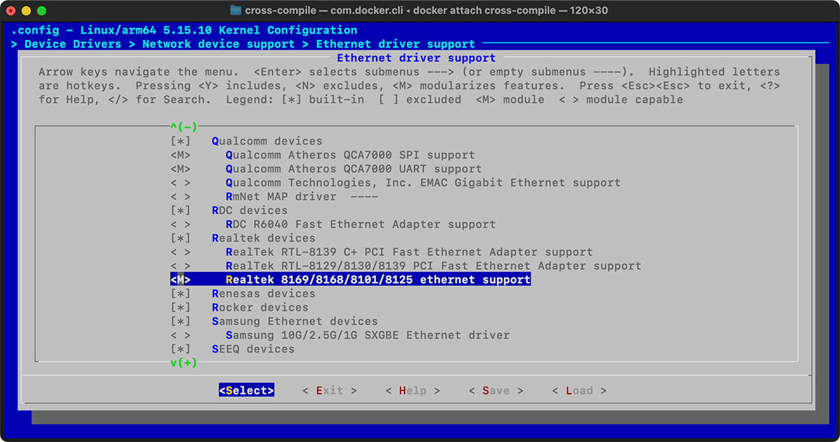 menuconfig - Realtek 2.5G network driver in Linux kernel source tree
