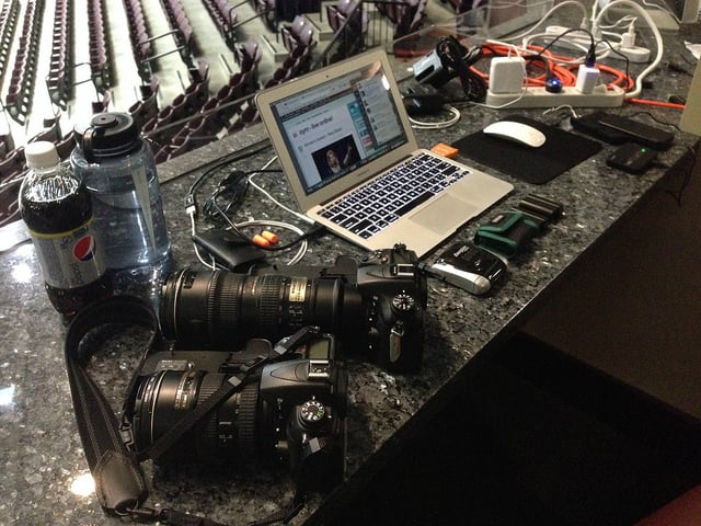 Photo Gear / Workstation at Steubenville 2013