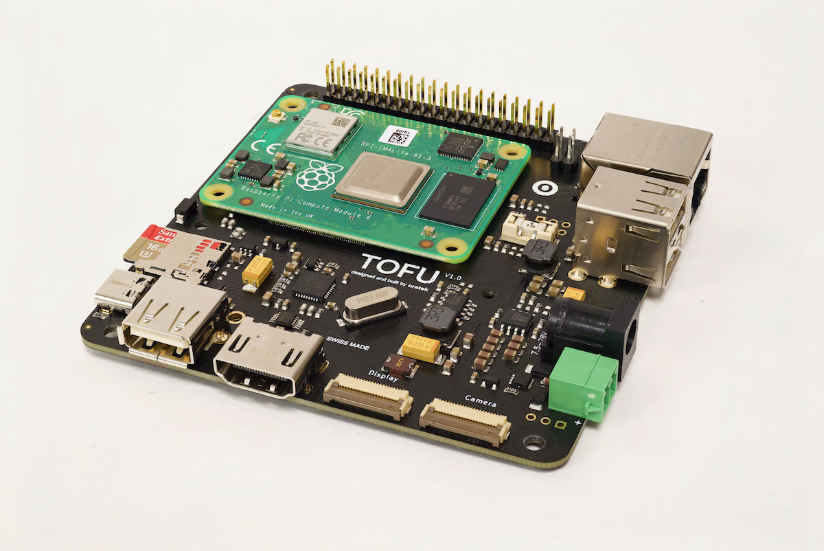 TOFU board by Oratek - Raspberry Pi Compute Module 4 Carrier with M.2 slot