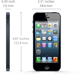 iPhone 5 Specs and Dimensions