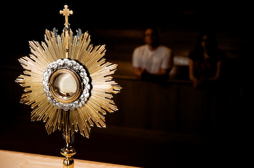 Eucharistic Adoration - Praying Before the Monstrance