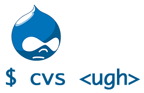 Drupal CVS <ugh> Druplicon Frown
