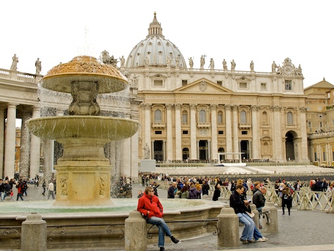 Fountain in St. Peter's Square