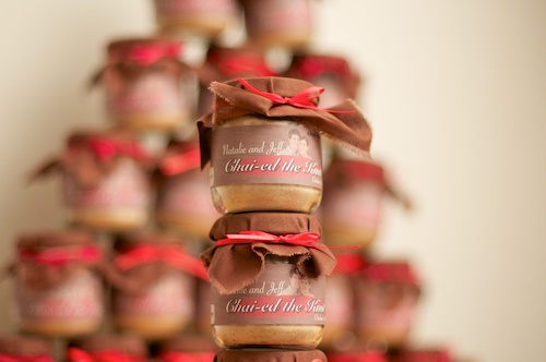 Chai Tea Baby Bottle Wedding Favors - Pyramid