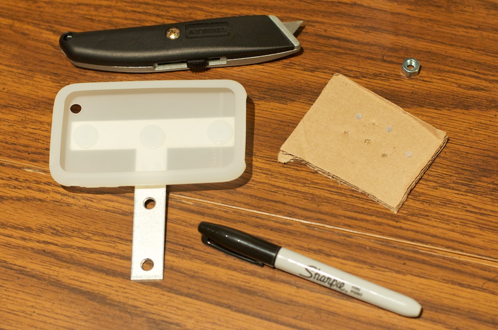 DIY iPhone 4 Tripod Case/Adapter - Attach Silicone Case to T-Plate