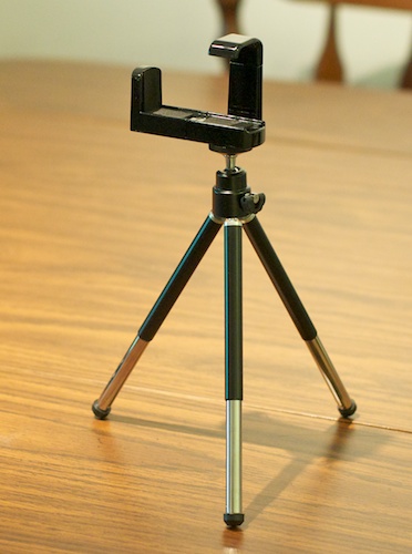 iPhone 4 Tripod Stand and Adapter - from eBay