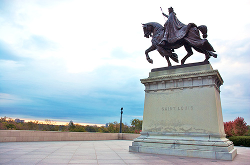 Saint Louis IX, King of France - Photo from Art Hill, by Jeff Geerling