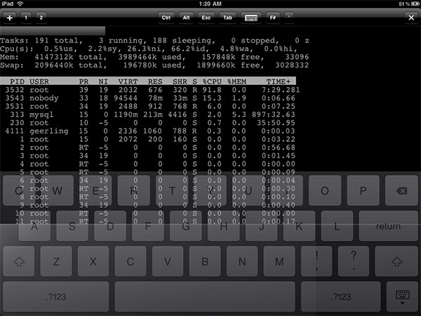 iTerm on iPad