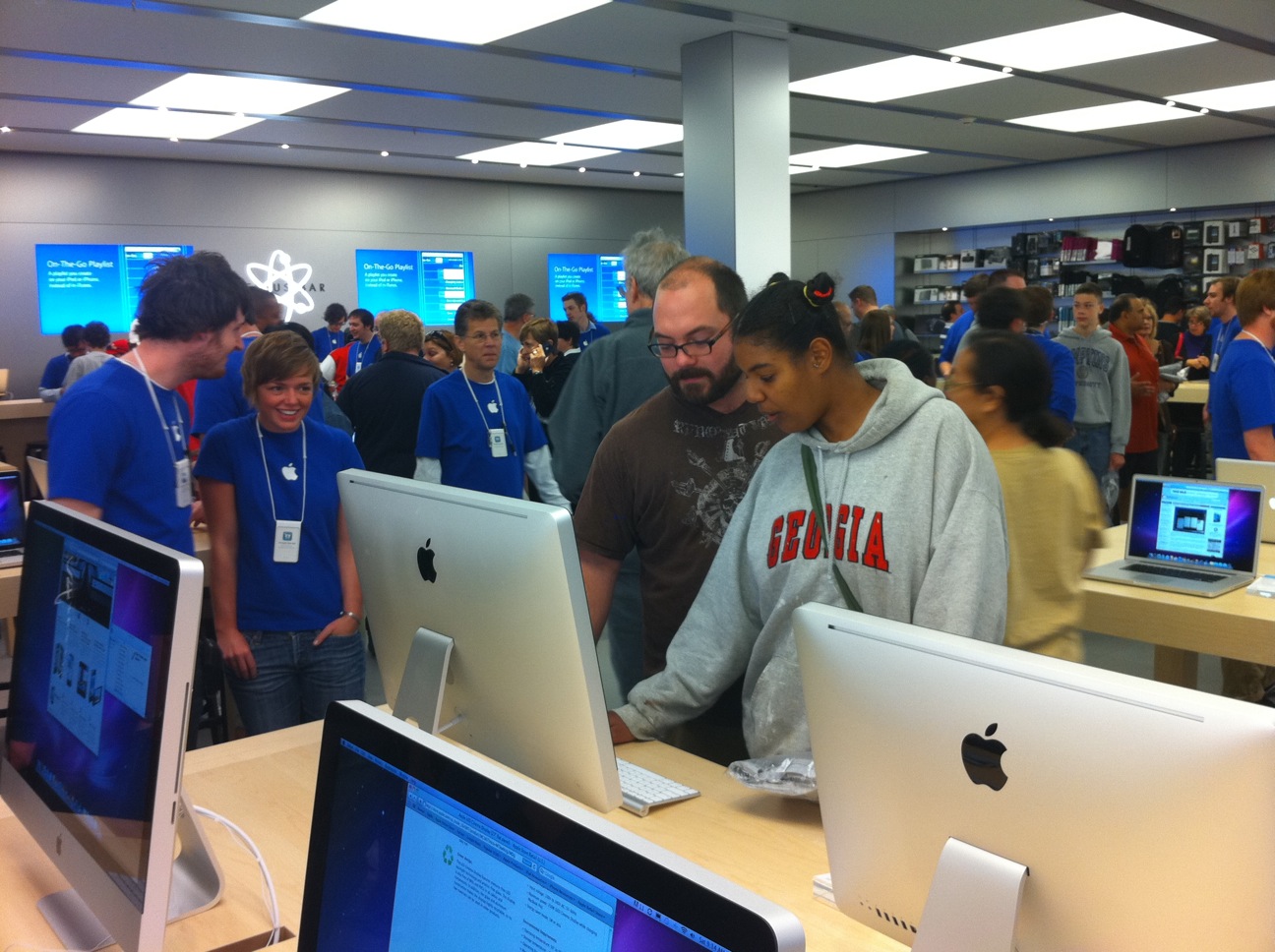 Apple Store Galleria - opening day