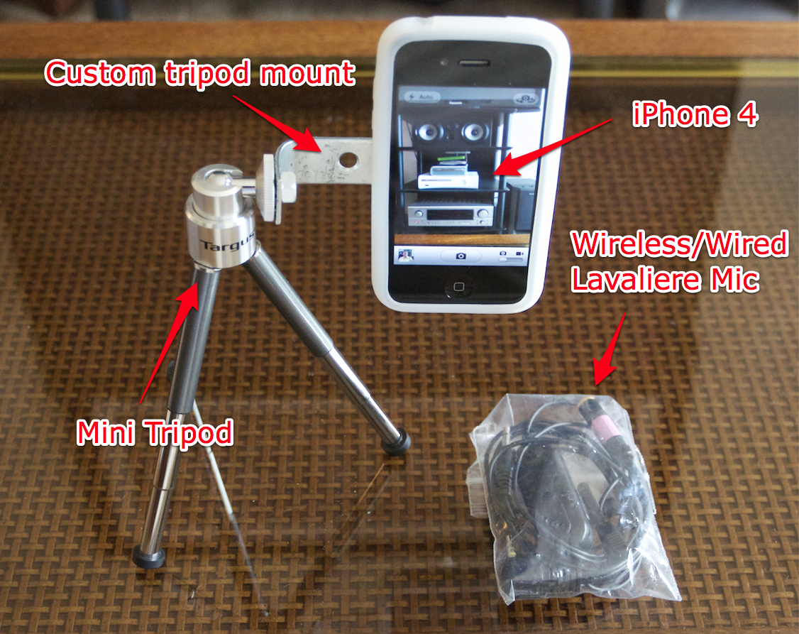Portable Recording Studio with iPhone 4
