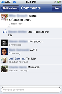 Comments on USA vs. Slovenia Refereeing