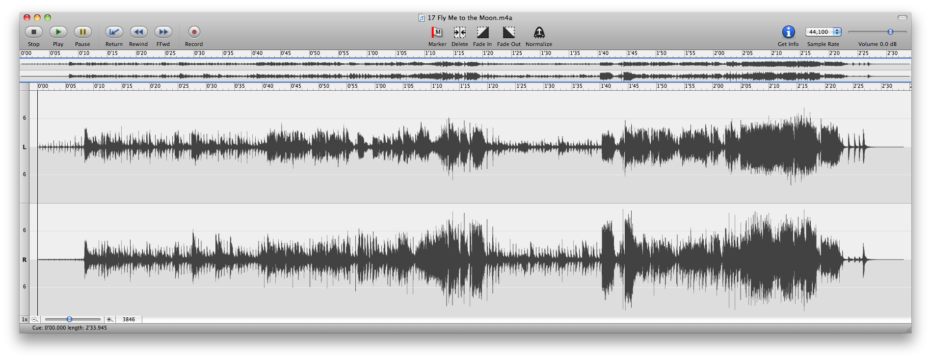 Fly Me to the Moon - Waveform