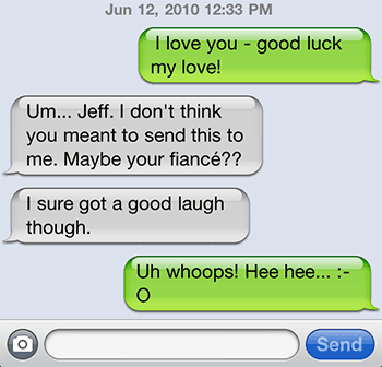 SMS - Oops!