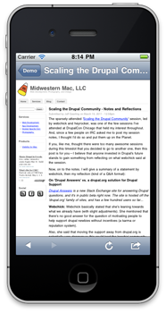JJGWebView iPhone screenshot