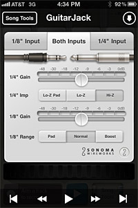 GuitarJack Both Inputs - FourTrack