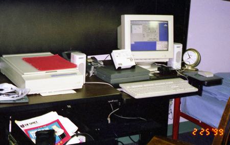 PowerBook 180c clamshell mode