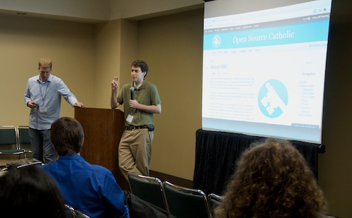 Jeff Geerling and Matthew Warner at CNMC Tech Summit