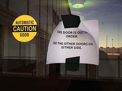 Crestwood Mall - Door out of order