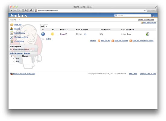 Jenkins Dashboard
