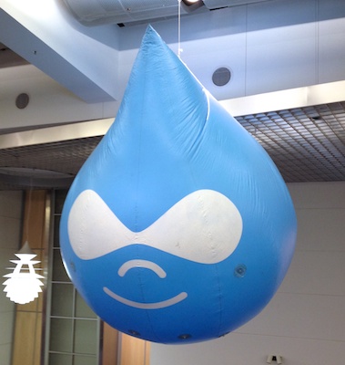 Druplicon at DrupalCon - balloon