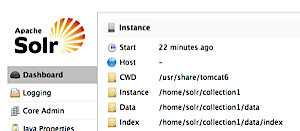 Solr Dashboard