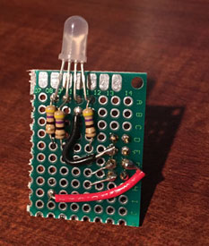 RGB LED board for Raspberry Pi GPIO