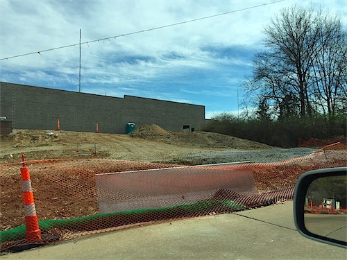 Kenrick Plaza - Back of Walmart from Trianon Pkwy
