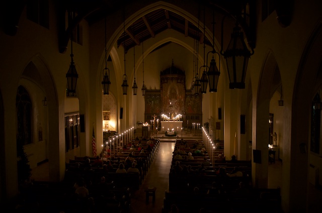 Rorate Mass at St. James the Greater parish in Dogtown, St. Louis, MO