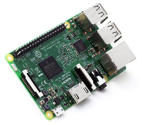 Raspberry Pi model 3 B from Raspberry Pi Foundation