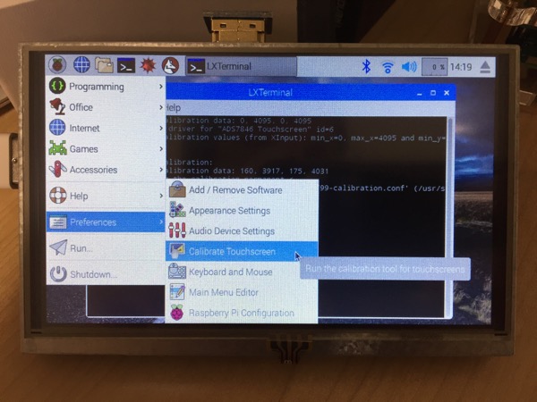Elecrow 5 inch HDMI display Raspbian Touchscreen Control Calibration