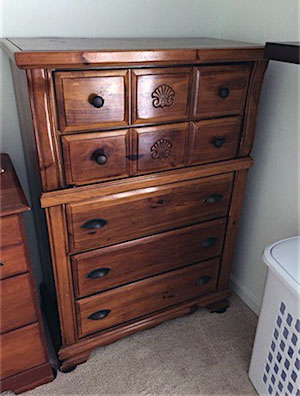 old brown dresser 19th-Century Antique Dresser – Timeless Craftsmanship – Barn and Brick main image 0