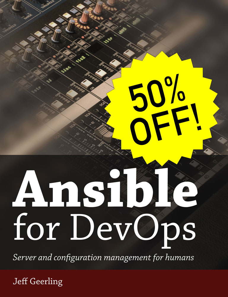 Ansible for DevOps - 50% off for Black Friday 2017