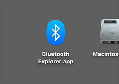 Bluetooth Explorer App for macOS