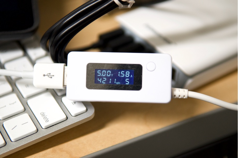 NOYCE Lightning cable measured by PowerJive meter
