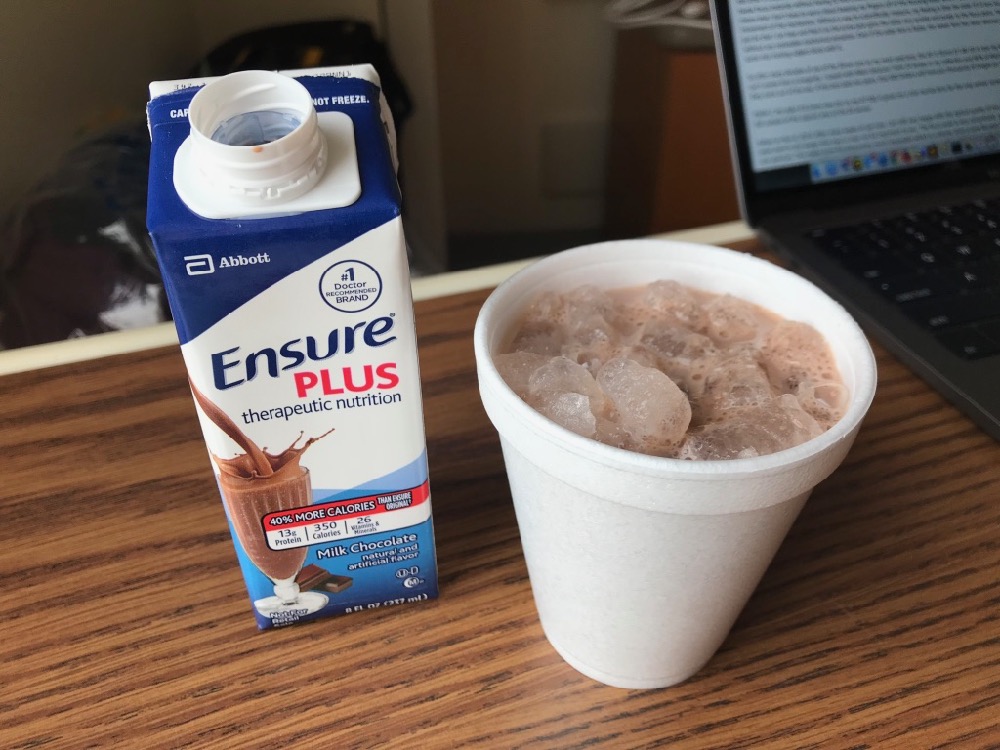 Ensure - on the rocks