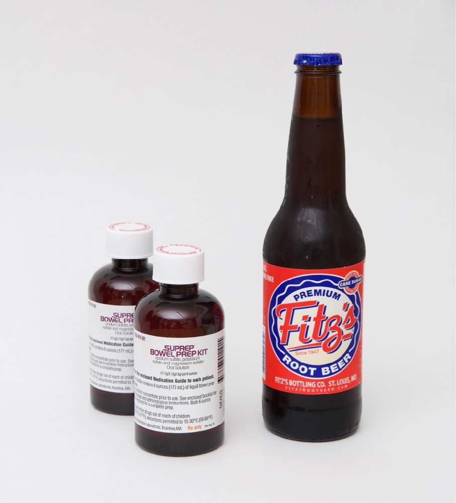 Suprep with a chaser of Fitz's Root Beer